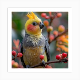 Cockatiel 2 Art Print