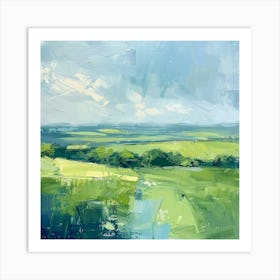 Landscape Painting 49 Art Print