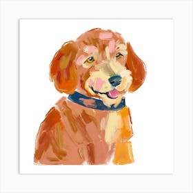 Labradoodle 02 Art Print