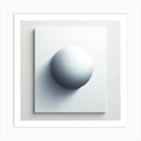 Abstract Sphere Canvas Print Art Print