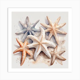 A Big Sea Stars Art Print