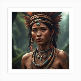 Amazonian Woman Art Print