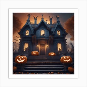 Haunted House 17 Art Print