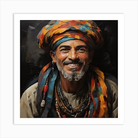 Man In A Turban Art Print