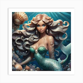 Mermaid 8 Art Print