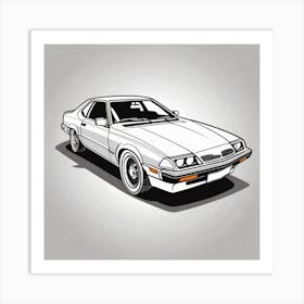 Nissan Celica Art Print