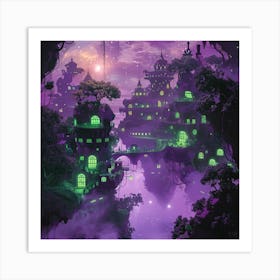 Fairytale City 5 Art Print