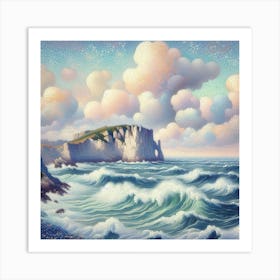 Storm sea 2 Art Print
