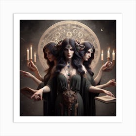 Three Witches Art Print