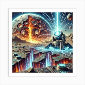 Tectonic Shaker Seismic Activity Art Print