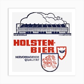 Holsten Bier Art Print