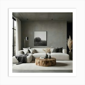 Modern Living Room 121 Art Print