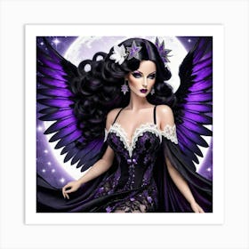 Gothic Fairy Art Print