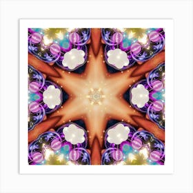 Psychedelic Star Art Print