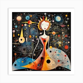 'Cosmic Woman' Art Print