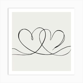 Love Hearts Art Print