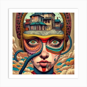 Psychedelic Art Art Print