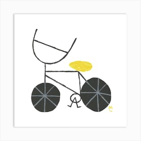 Bike 8 Square Art Print