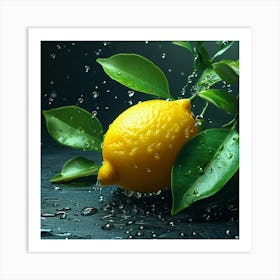 Lemon Trending On Artstation Sharp Focus Studio Photo Intricate Details Highly Detailed Art Print