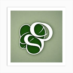 G Logo Art Print