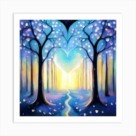 Heart Of The Forest Art Print