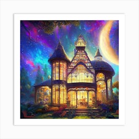 Cosmic Worlds V Art Print