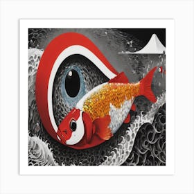 Eye Of The Fish Art Print