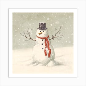 The Snowman Art Print