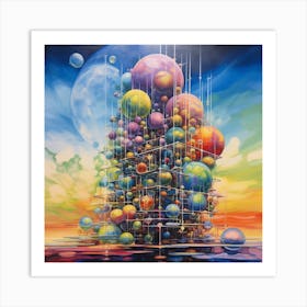 'The Spheres' Art Print