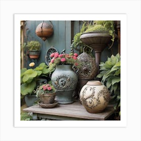 Garden Decor 1 Art Print