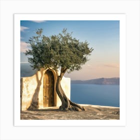 Olive Tree In Sunlight (I) Art Print