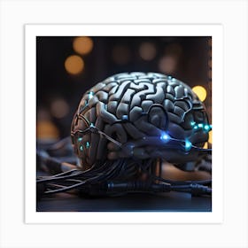 Artificial Brain 1 Art Print