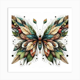 Butterfly Art Drawing 3 Art Print