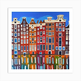 Amsterdam Cityscape Art Print