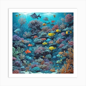 Underwater World 2 Art Print