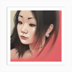 Asian Girl Art Print