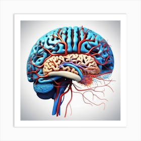 Human Brain 49 Art Print