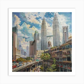 Petronas Towers 2 Art Print