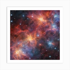 32067 Radiant Nebula, Star Clusters And Gas Clouds Shini Xl 1024 V1 0 Art Print