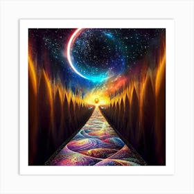 Psychedelic Painting Art Print