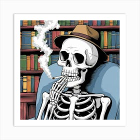 murder smoke Art Print