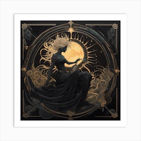 Moon And The Sun Art Print