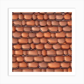 Tiled Roof 7 Art Print