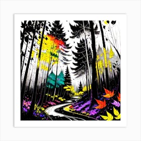 Forest Path 29 Art Print