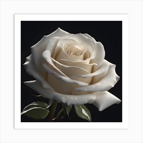 White Rose 2 Art Print