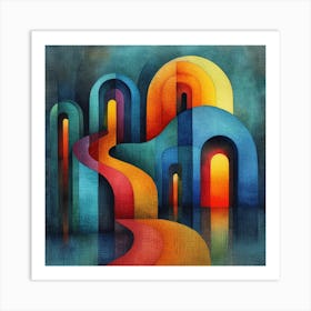 Abstract Painting 12 Art Print