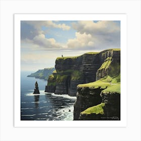 The Cliffs Of Moher Ireland Art Print Art Print