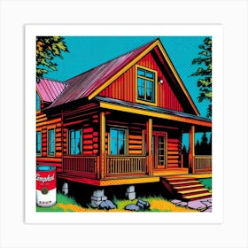 Cabin In The Woods 3 Art Print