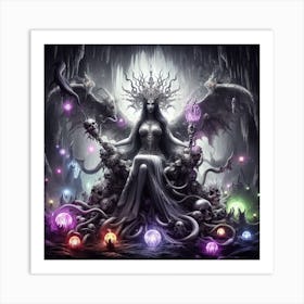 Demon Throne Art Print