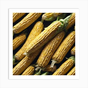 Sweetcorn As A Frame Perfect Composition Beautiful Detailed Intricate Insanely Detailed Octane Ren (2) Art Print